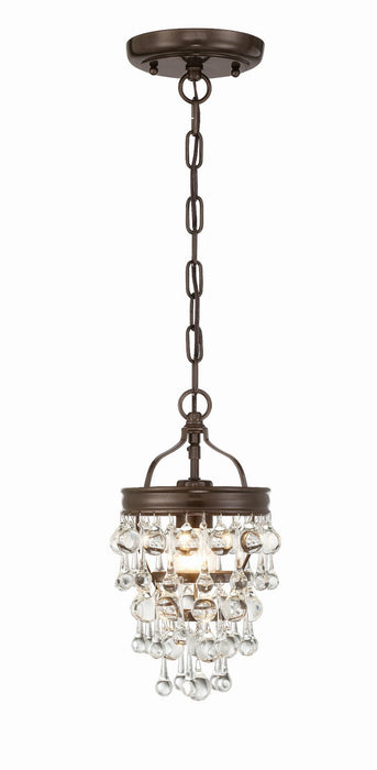 Crystorama 131-VZ Calypso One Light Mini Chandelier Vibrant Bronze Alternate Image 4.jpg
