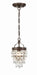 Crystorama 131-VZ Calypso One Light Mini Chandelier Vibrant Bronze Alternate Image 4.jpg