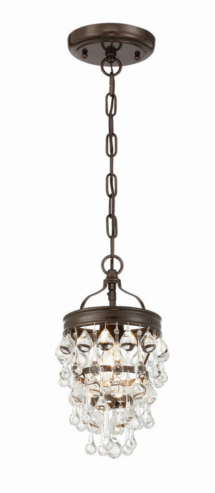 Crystorama 131-VZ Calypso One Light Mini Chandelier Vibrant Bronze Main Image.jpg