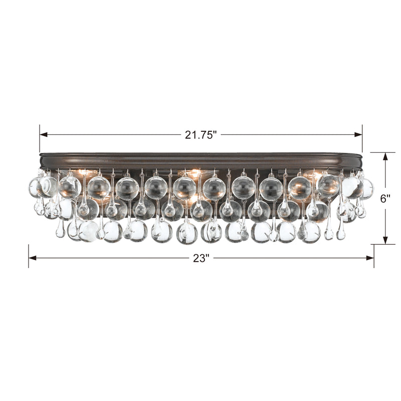 Crystorama 133-VZ Calypso Six Light Bathroom Vanity Vibrant Bronze Alternate Image 2.jpg