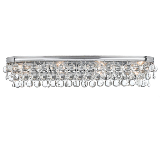 Crystorama 134-CH Calypso Eight Light Bathroom Vanity Polished Chrome Main Image.jpg