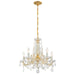 Crystorama 4476-GD-CL-MWP Maria Theresa Five Light Mini Chandelier Gold Alternate Image 4.jpg