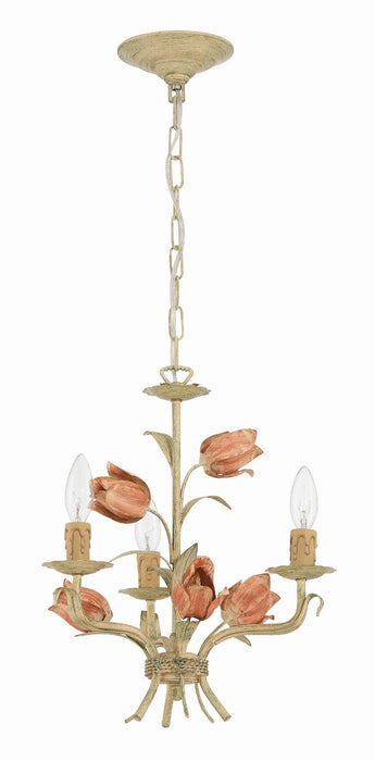 Crystorama 4803-SR Southport Three Light Mini Chandelier Sage Rose Alternate Image 2.jpg