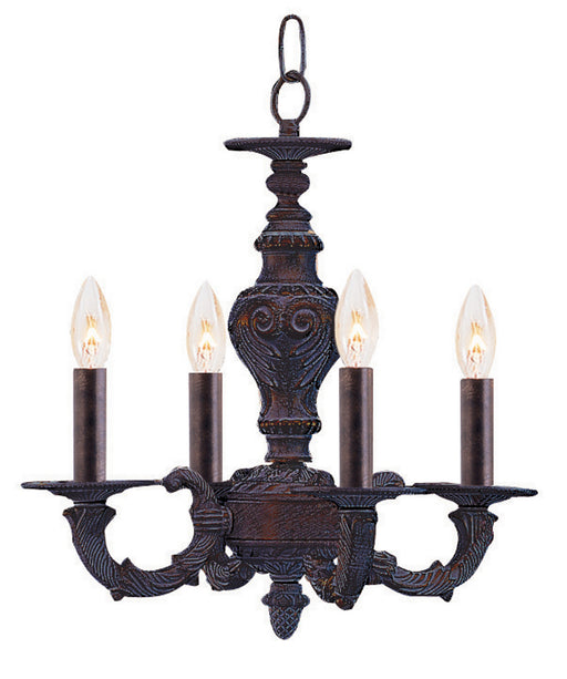 Crystorama 5124-VB Paris Market Four Light Mini Chandelier Venetian Bronze Main Image.jpg