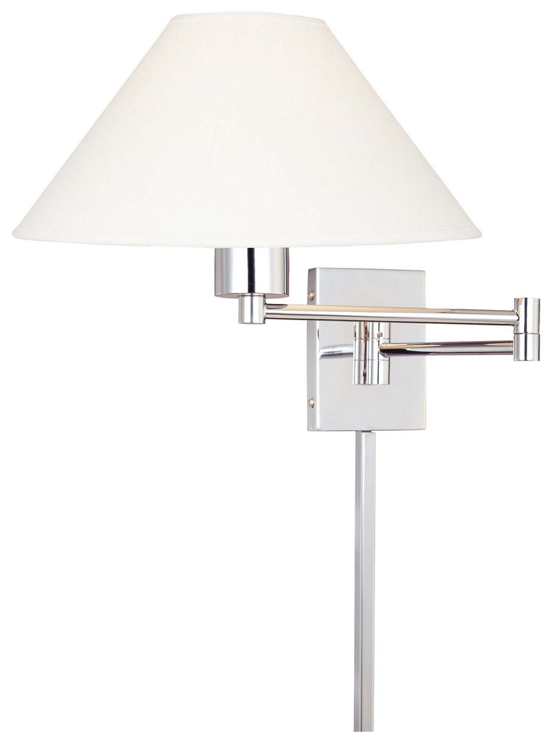 George Kovacs P4358-1-077 Boring LED Swing Arm Wall Lamp, Chrome Main Image.jpg