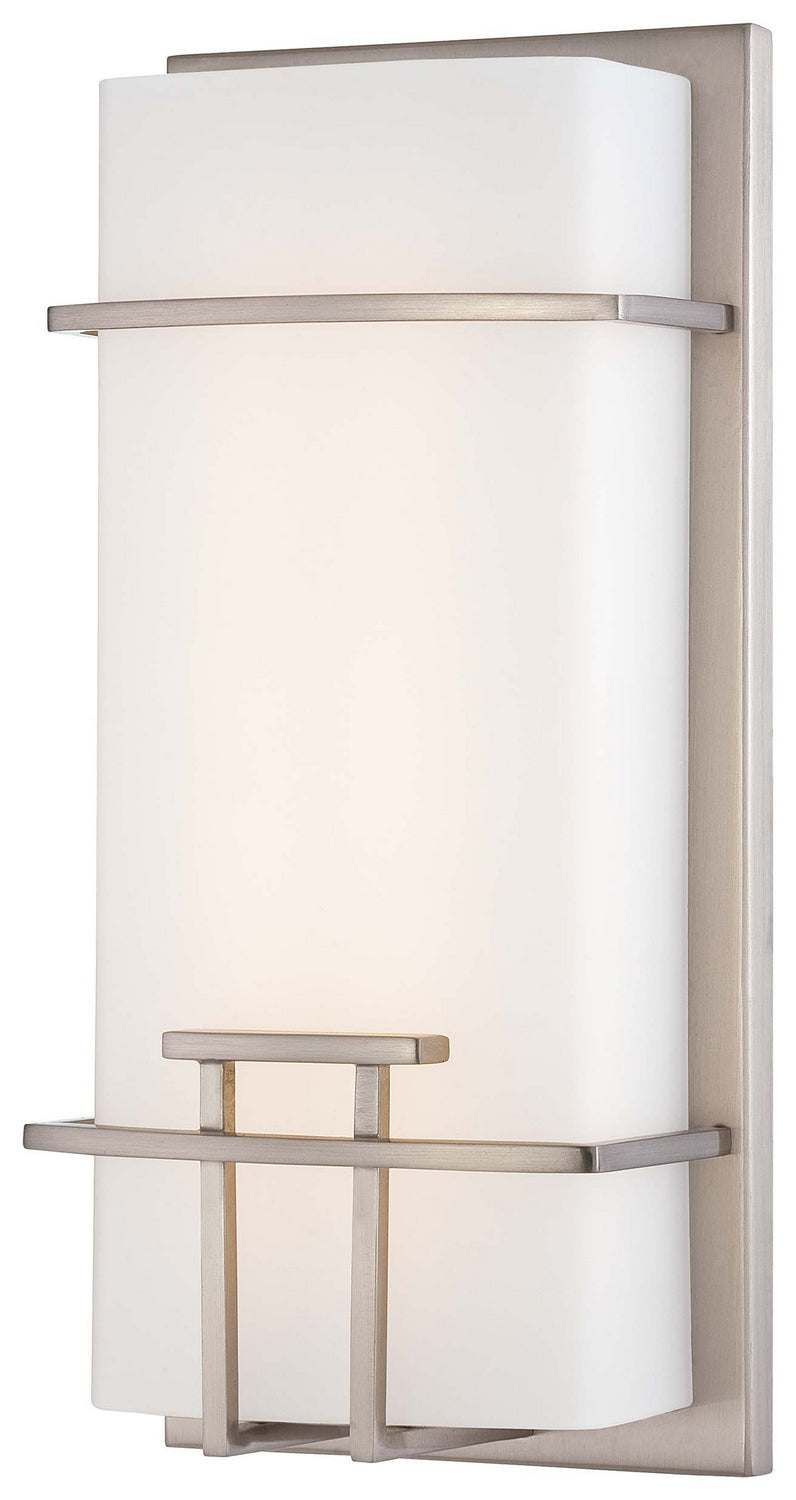 George Kovacs P465-084-L George Kovacs LED Wall Sconce, Brushed Nickel Main Image.jpg