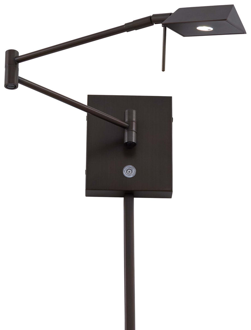 George Kovacs P4318-647 George's Reading Room LED Swing Arm Wall Lamp, Copper Bronze Patina Main Image.jpg
