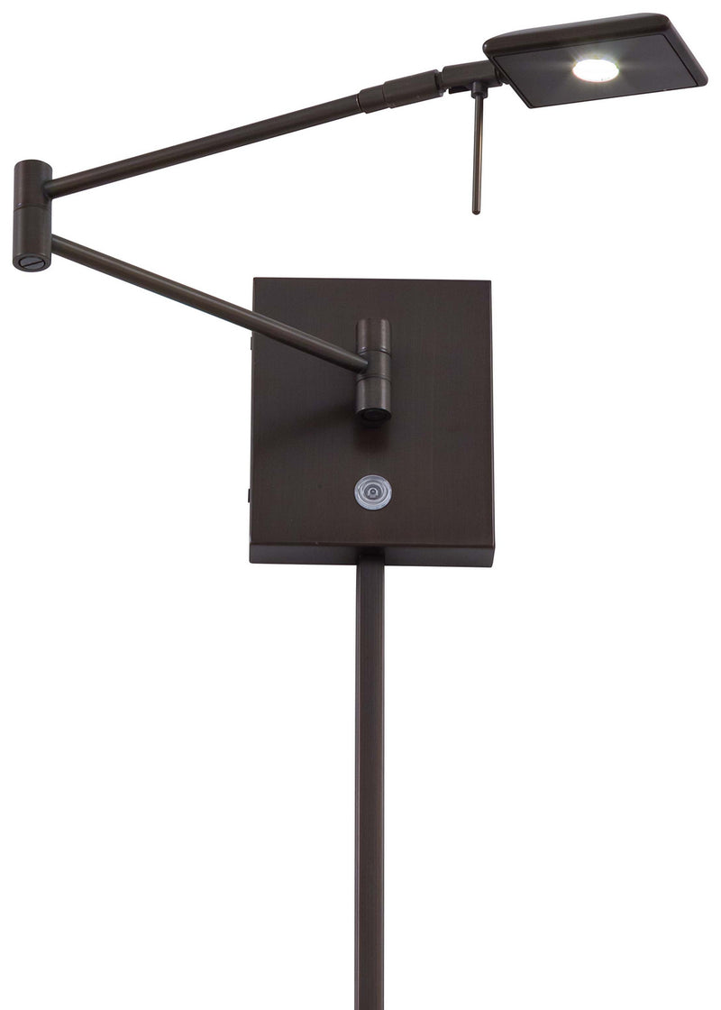 George Kovacs P4328-647 George's Reading Room LED Swing Arm Wall Lamp, Copper Bronze Patina Main Image.jpg