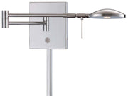 George Kovacs P4338-077 George's Reading Room LED Swing Arm Wall Lamp, Chrome Main Image.jpg