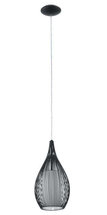 Eglo USA 92252A Razoni One Light Pendant Black Main Image.jpg