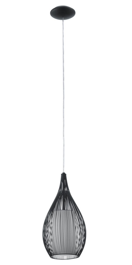 Eglo USA 92252A Razoni One Light Pendant Black Main Image.jpg