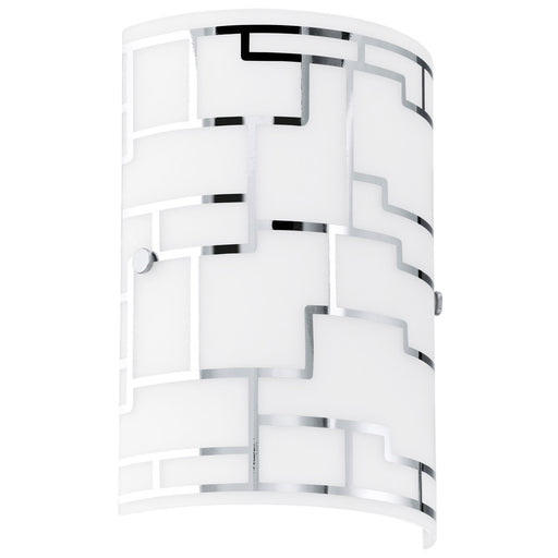 Eglo USA 92564A Bayman One Light Wall Sconce Chrome Main Image.jpg