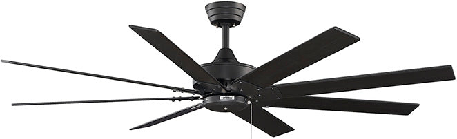 Fanimation FP7910BL Levon AC 63" Ceiling Fan Black Main Image.jpg