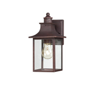 Quoizel CCR8406CU Chancellor One Light Outdoor Wall Lantern, Copper Bronze Main Image.jpg