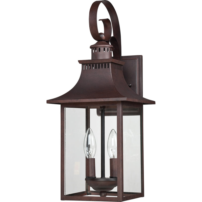 Quoizel CCR8408CU Chancellor Two Light Outdoor Wall Lantern, Copper Bronze Alternate Image 2.jpg