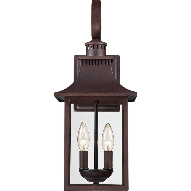 Quoizel CCR8408CU Chancellor Two Light Outdoor Wall Lantern, Copper Bronze Alternate Image 3.jpg