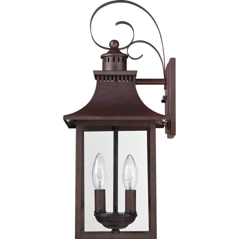 Quoizel CCR8408CU Chancellor Two Light Outdoor Wall Lantern, Copper Bronze Alternate Image 4.jpg