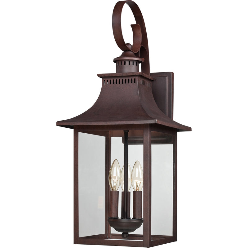 Quoizel CCR8410CU Chancellor Three Light Outdoor Wall Lantern, Copper Bronze Alternate Image.jpg