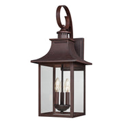 Quoizel CCR8410CU Chancellor Three Light Outdoor Wall Lantern, Copper Bronze Main Image.jpg