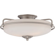 Quoizel GF1617AN Griffin Three Light Flush Mount, Antique Nickel Main Image.jpg