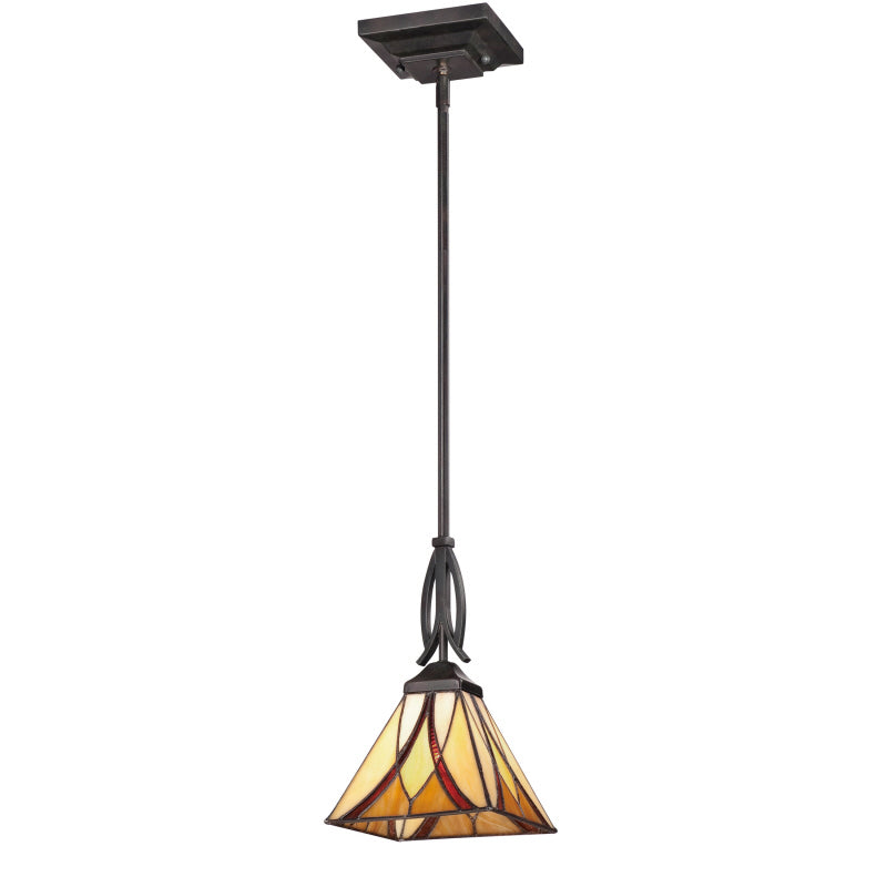 Quoizel TFAS1507VA Asheville One Light Mini Pendant, Valiant Bronze Main Image.jpg