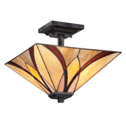 Quoizel TFAS1714VA Asheville Two Light Semi Flush Mount, Valiant Bronze Main Image.jpg