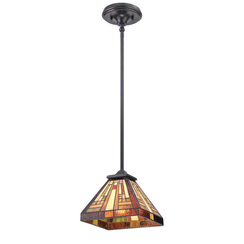 Quoizel TFST1508VB Stephen One Light Mini Pendant, Vintage Bronze Main Image.jpg