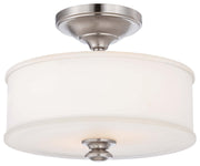 Minka-Lavery 4172-84 Harbour Point Two Light Semi Flush Mount, Brushed Nickel Main Image.jpg