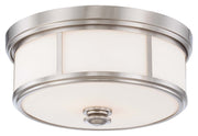 Minka-Lavery 4365-84 Harbour Point Two Light Flush Mount, Brushed Nickel Main Image.jpg