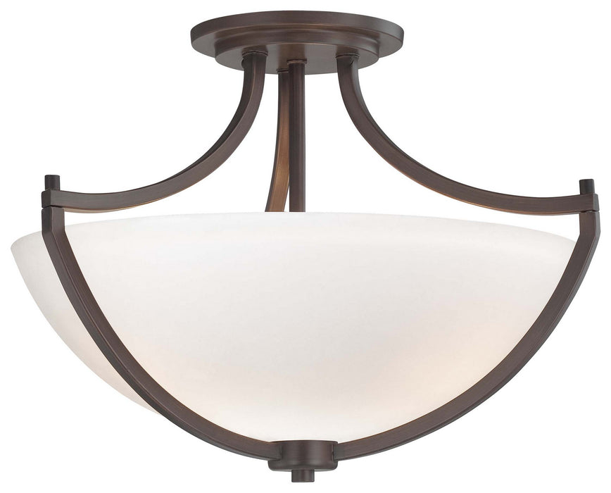 Minka-Lavery 4932-284 Middlebrook Three Light Semi Flush Mount, Vintage Bronze Main Image.jpg