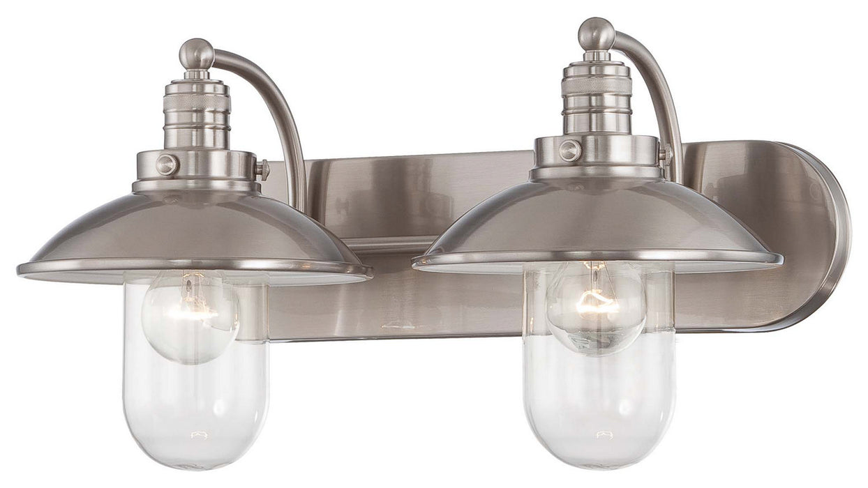 Minka-Lavery 5132-84 Downtown Edison Two Light Bath, Brushed Nickel Main Image.jpg