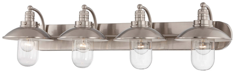 Minka-Lavery 5134-84 Downtown Edison Four Light Bath, Brushed Nickel Main Image.jpg