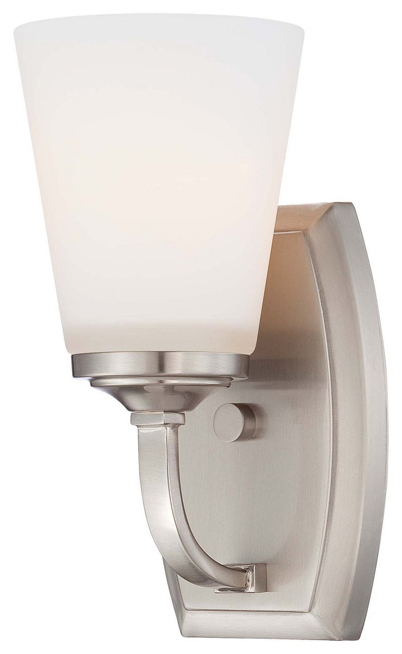 Minka-Lavery 6961-84 Overland Park One Light Bath, Brushed Nickel Main Image.jpg