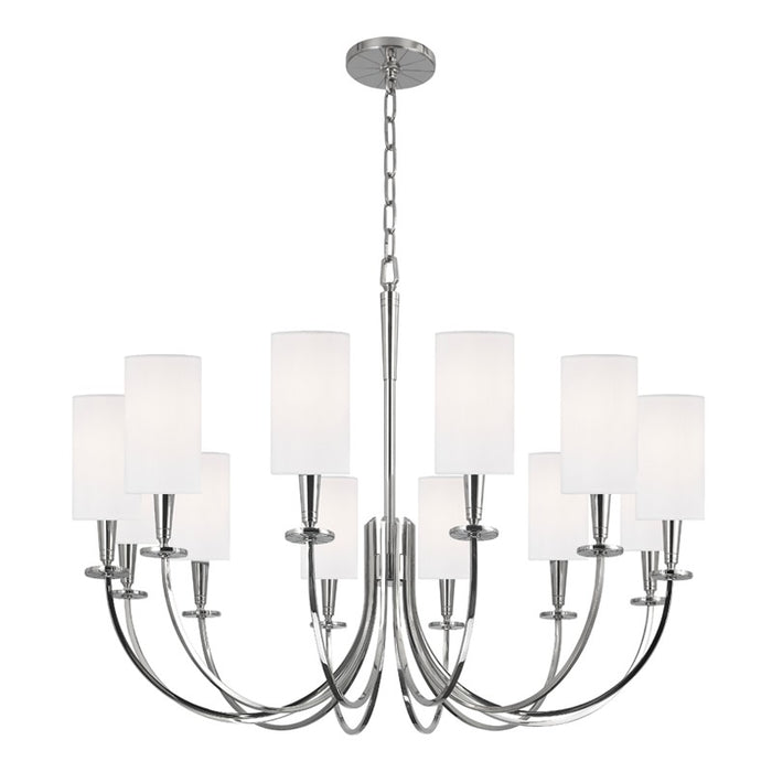 Hudson Valley 8032-PN Mason 12 Light Chandelier, Polished Nickel Main Image.jpg