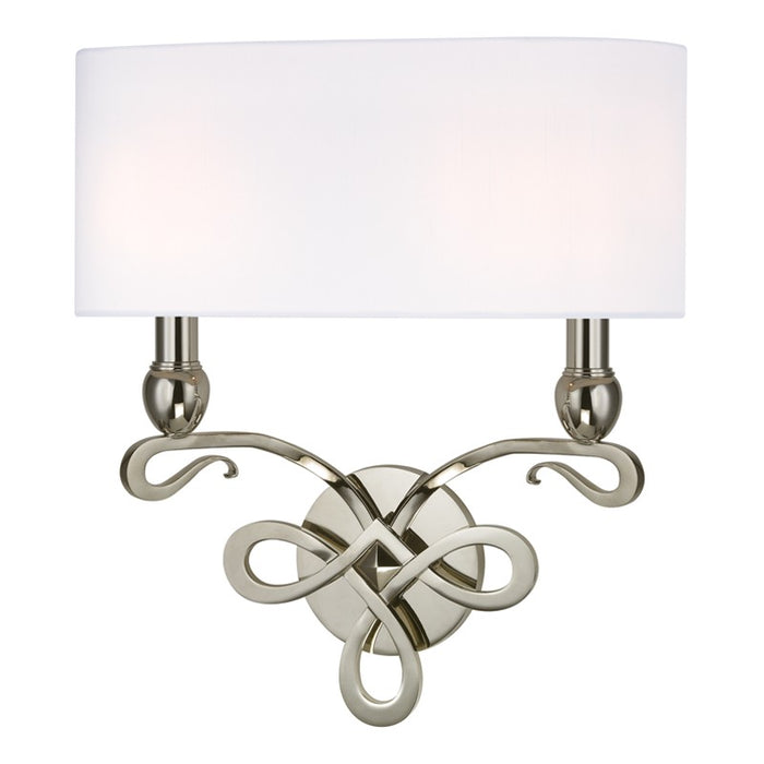 Hudson Valley 7212-PN Pawling Two Light Wall Sconce, Polished Nickel Main Image.jpg