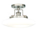 Hudson Valley 4205-PN Beacon One Light Semi Flush Mount, Polished Nickel Main Image.jpg