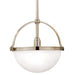 Hudson Valley 3311-PN Stratford One Light Pendant, Polished Nickel Main Image.jpg