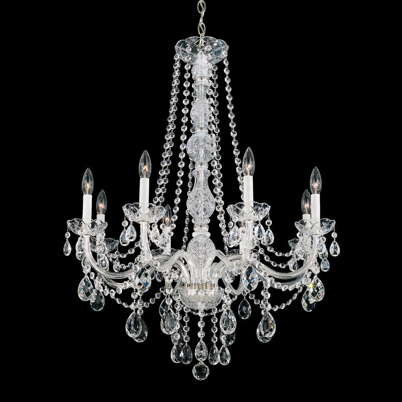 Schonbek 1305-40H Arlington Eight Light Chandelier, Silver Main Image.jpg
