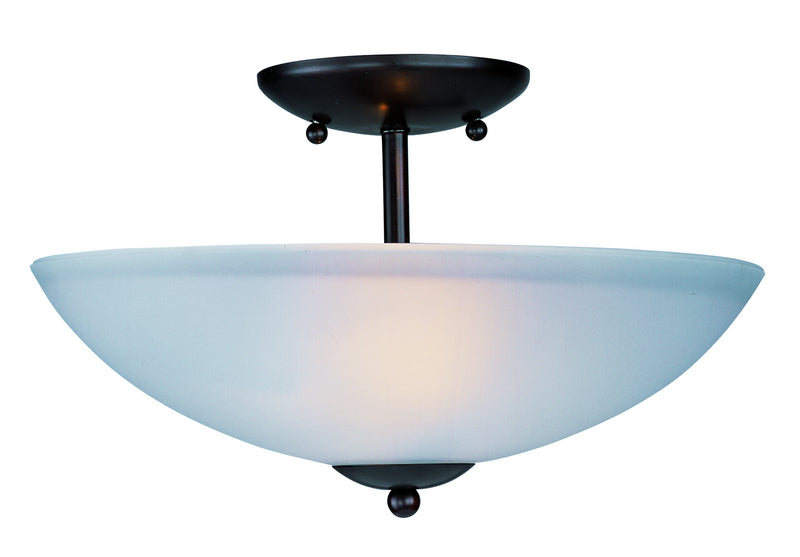 Maxim 10042FTOI Logan Two Light Semi-Flush Mount, Oil Rubbed Bronze Main Image.jpg