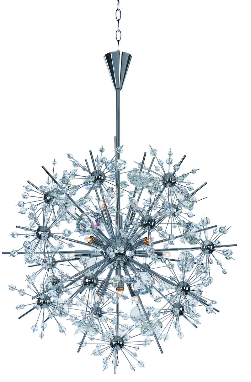 Maxim 39745BCPC Starfire 11 Light Chandelier, Polished Chrome Main Image.jpg