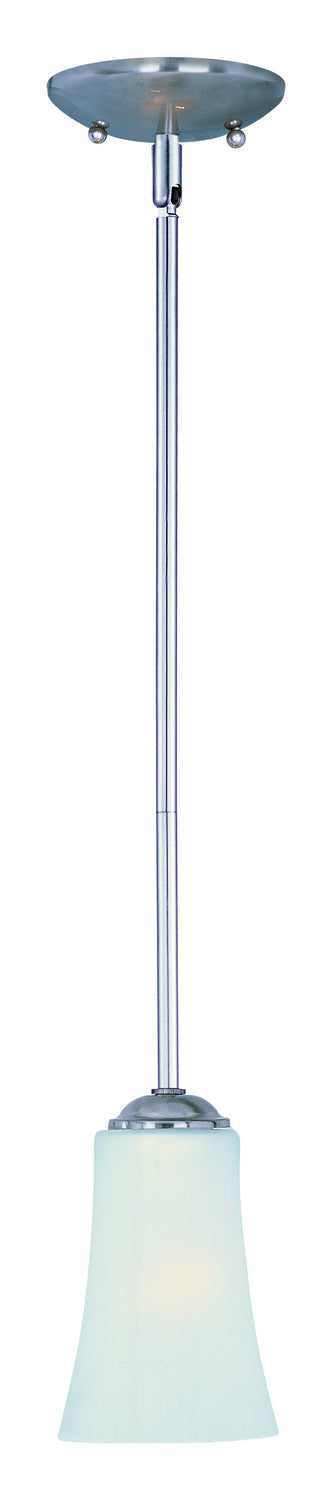 Maxim 92040FTSN Logan One Light Mini Pendant, Satin Nickel Main Image.jpg