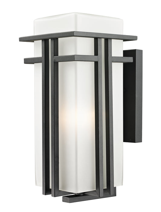 Z-Lite 549B-BK Abbey One Light Outdoor Wall Mount, Black Main Image.jpg