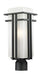 Z-Lite 549PHB-BK-R Abbey One Light Outdoor Post Mount, Black Main Image.jpg