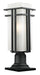 Z-Lite 549PHBR-533PM-BK Abbey One Light Outdoor Pier Mount, Black Main Image.jpg