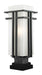 Z-Lite 549PHB-SQPM-BK Abbey One Light Outdoor Pier Mount, Black Main Image.jpg