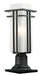 Z-Lite 549PHMR-533PM-BK Abbey One Light Outdoor Pier Mount, Black Main Image.jpg