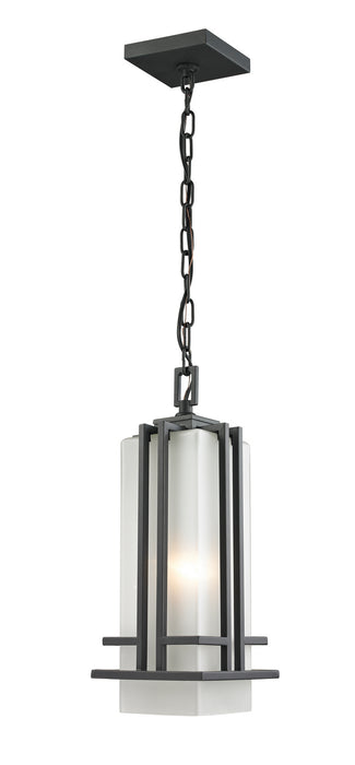 Z-Lite 550CHM-ORBZ Abbey One Light Outdoor Chain Light, Outdoor Rubbed Bronze Main Image.jpg