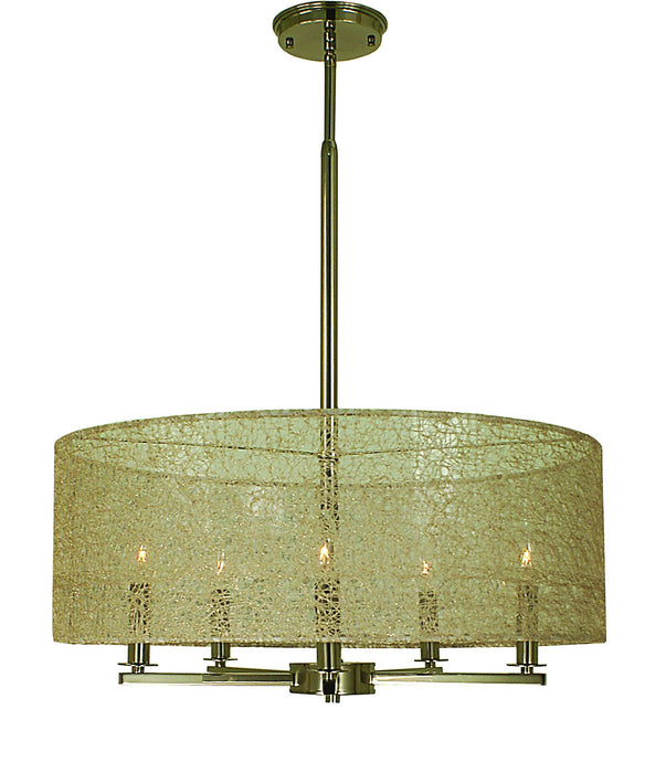 Framburg 1219 PN Chloe Five Light Chandelier, Polished Nickel Main Image.jpg