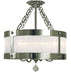 Framburg 2164 PS Astor Five Light Flush / Semi-Flush Mount, Polished Silver Main Image.jpg