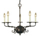 Framburg 2375 SBR Jamestown Five Light Chandelier, Siena Bronze Main Image.jpg